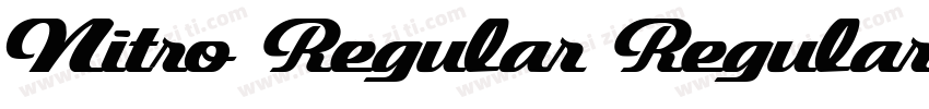 Nitro Regular Regular字体转换